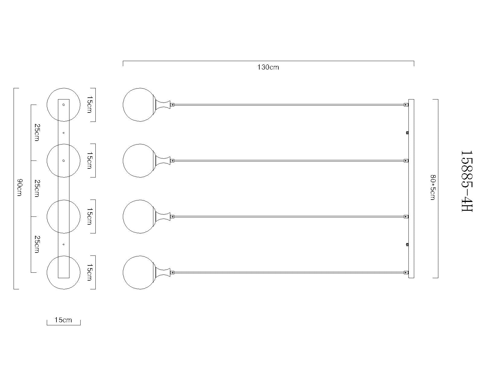 Globo 15885-4H additional product view 6