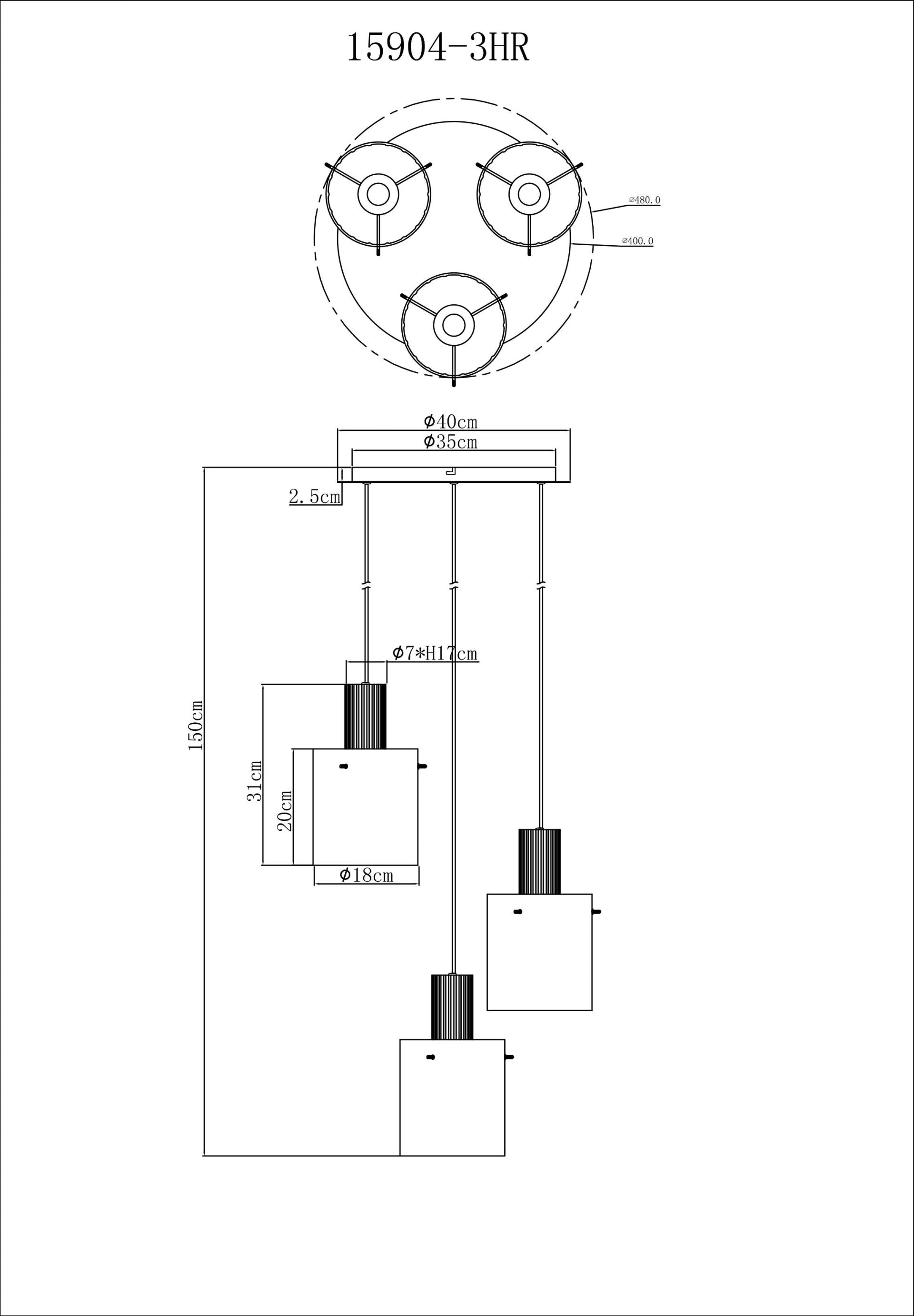 Globo 15904-3HR additional product view 3