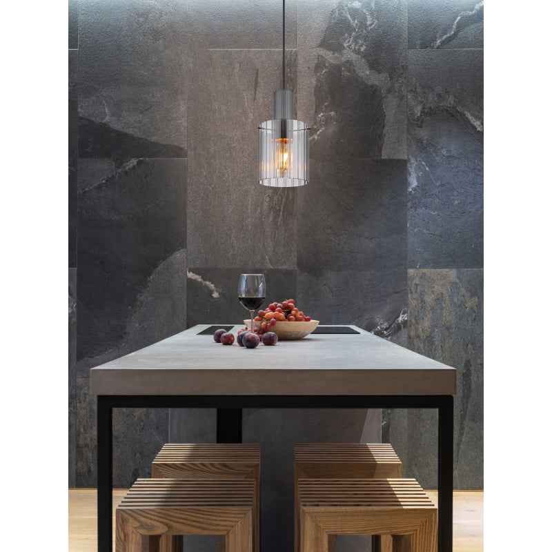 GLOBO Pendant Light Dark Grey Smoked Glass E27 15904HS | Buy in Kenya | Red Rhino