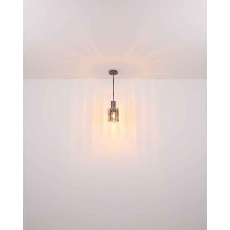 GLOBO Pendant Light Dark Grey Smoked Glass E27 15904HS | Buy in Kenya | Red Rhino