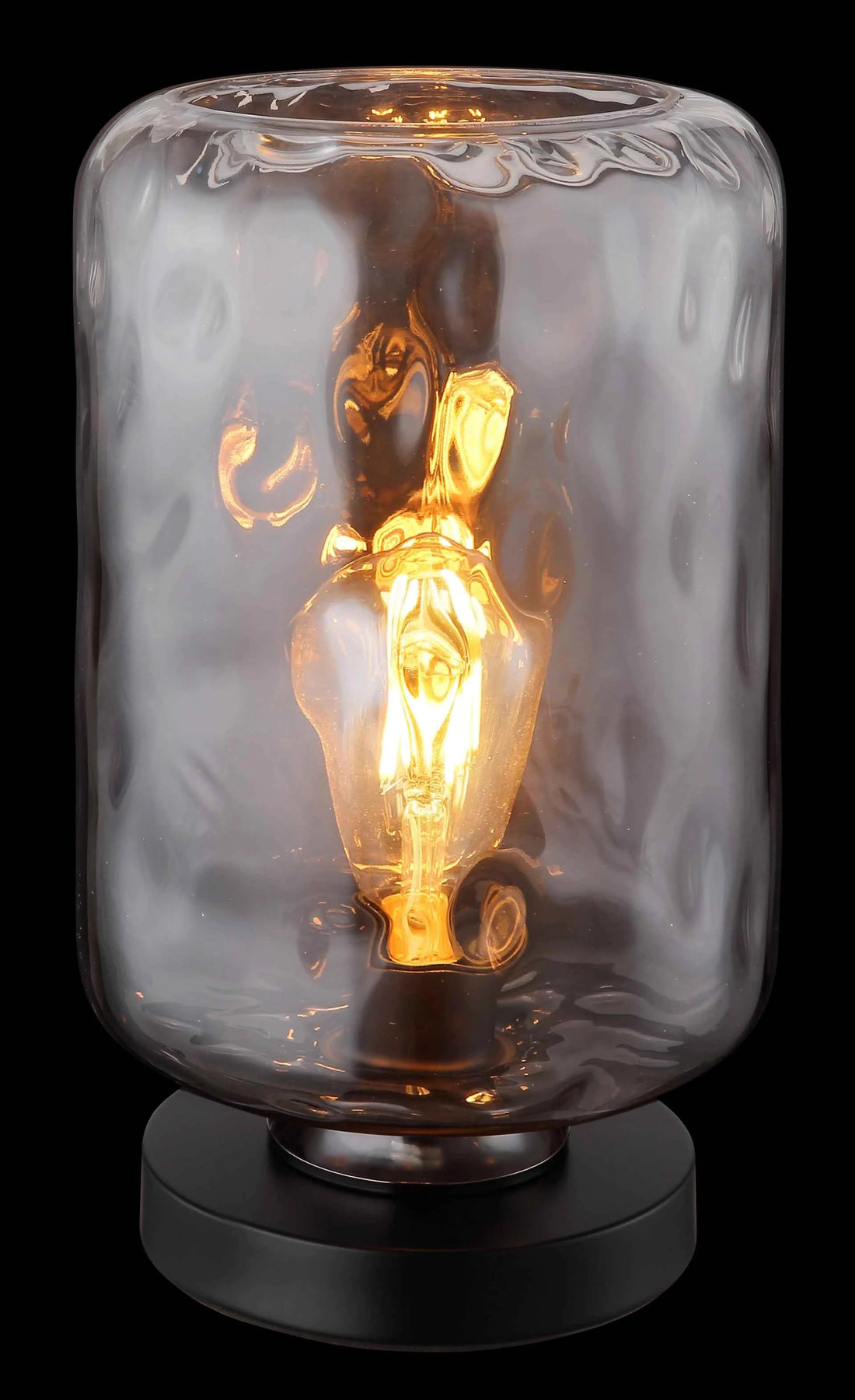 GLOBO Table Lamp Black Smoked Glass E27 16046TS | Buy in Kenya | Red Rhino