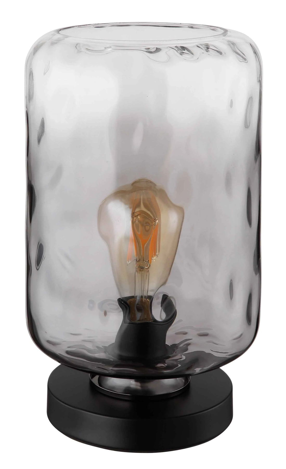 GLOBO Table Lamp Black Smoked Glass E27 16046TS | Buy in Kenya | Red Rhino