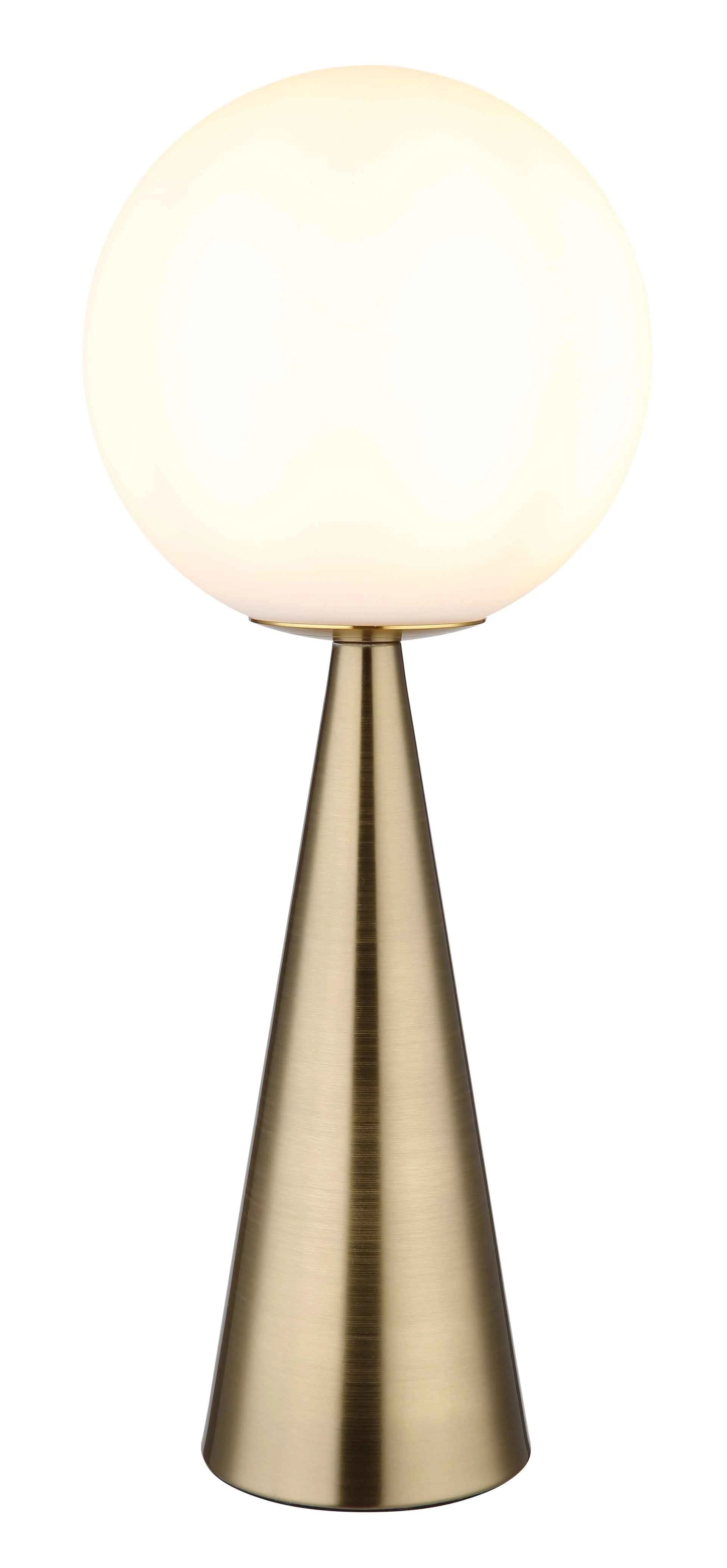 GLOBO Table Lamp Brass Opal Glass E27 21031M | Buy in Kenya | Red Rhino
