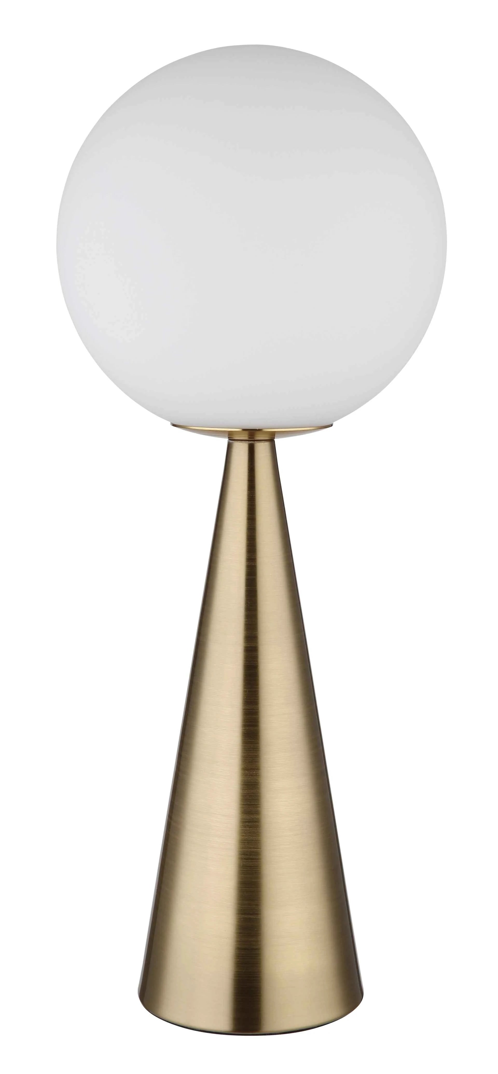 GLOBO Table Lamp Brass Opal Glass E27 21031M | Buy in Kenya | Red Rhino