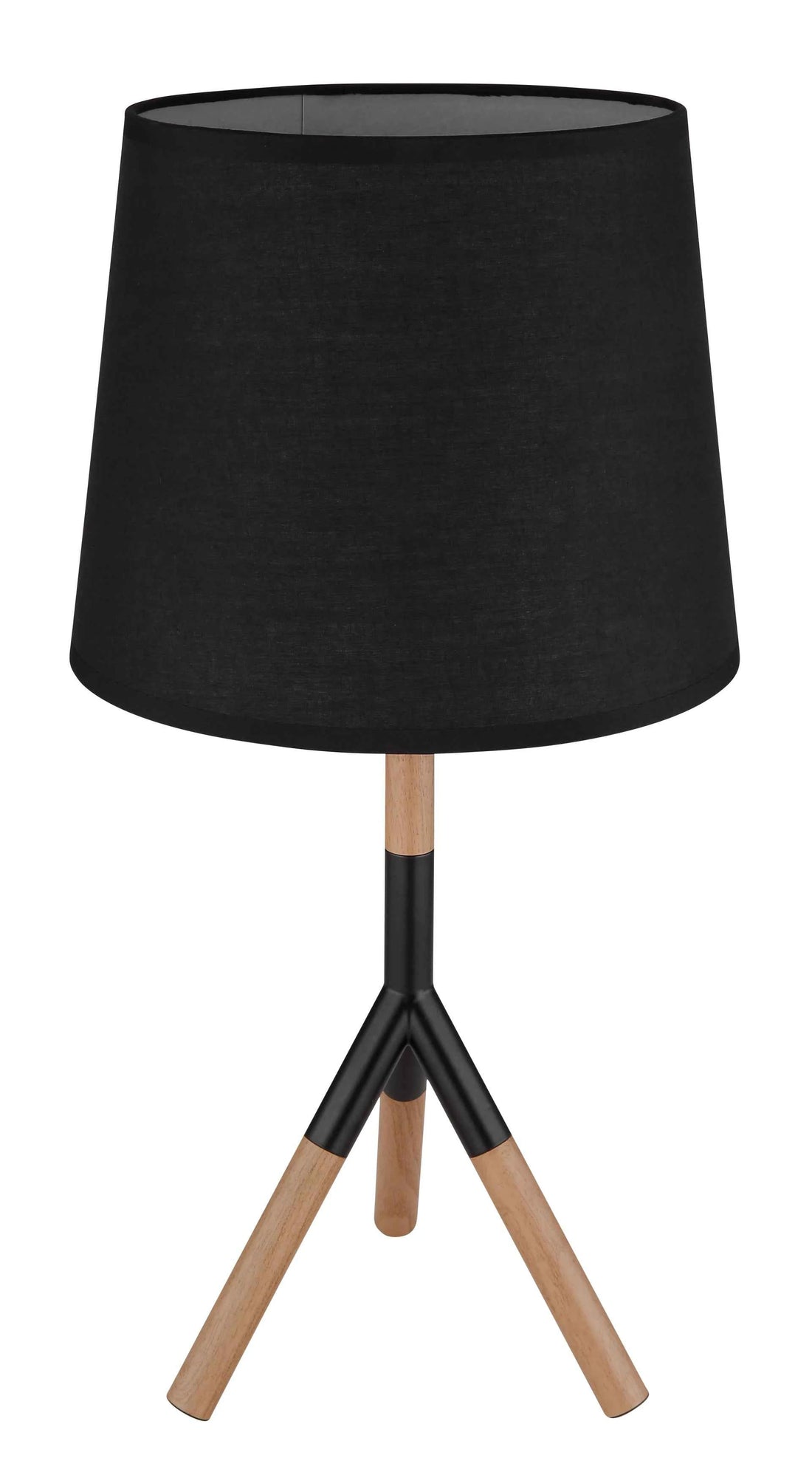 GLOBO Table Lamp Black Wood Look Textile E27 21629T | Buy in Kenya | Red Rhino