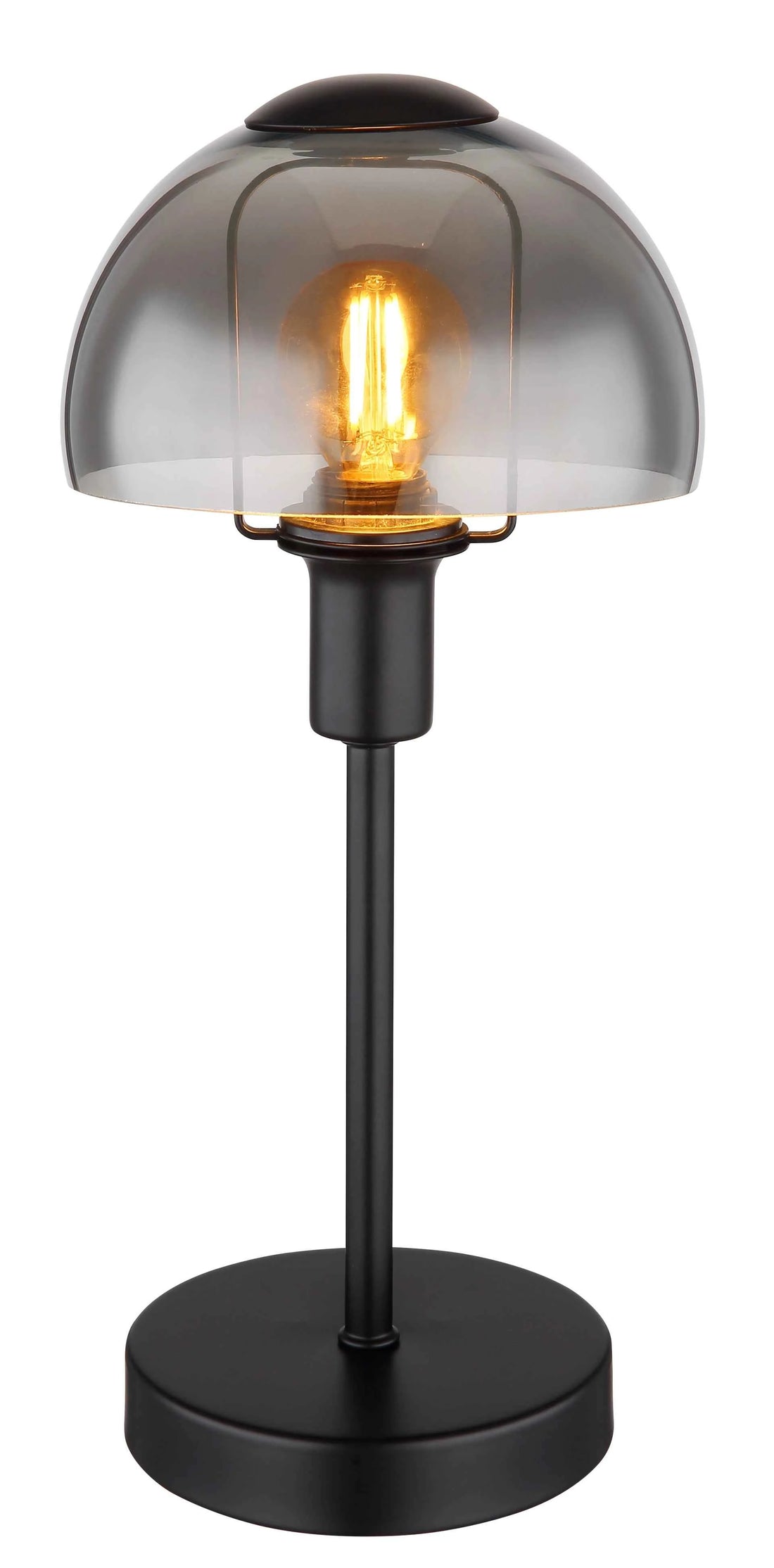 GLOBO Table Lamp Black Smoked Glass E14 21914B | Buy in Kenya | Red Rhino