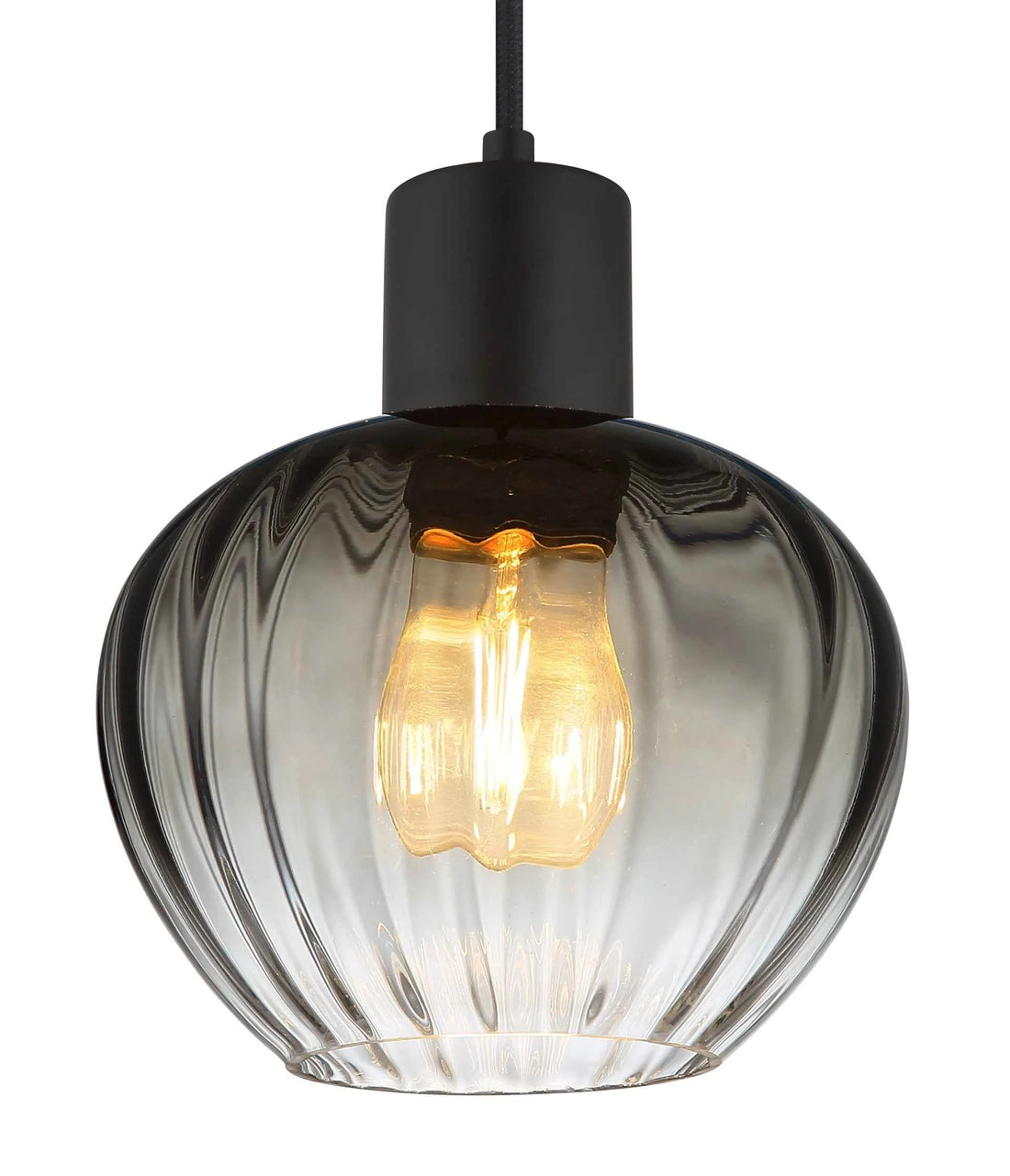 GLOBO Pendant Light Black Smoked Glass E27 30130108 | Buy in Kenya | Red Rhino