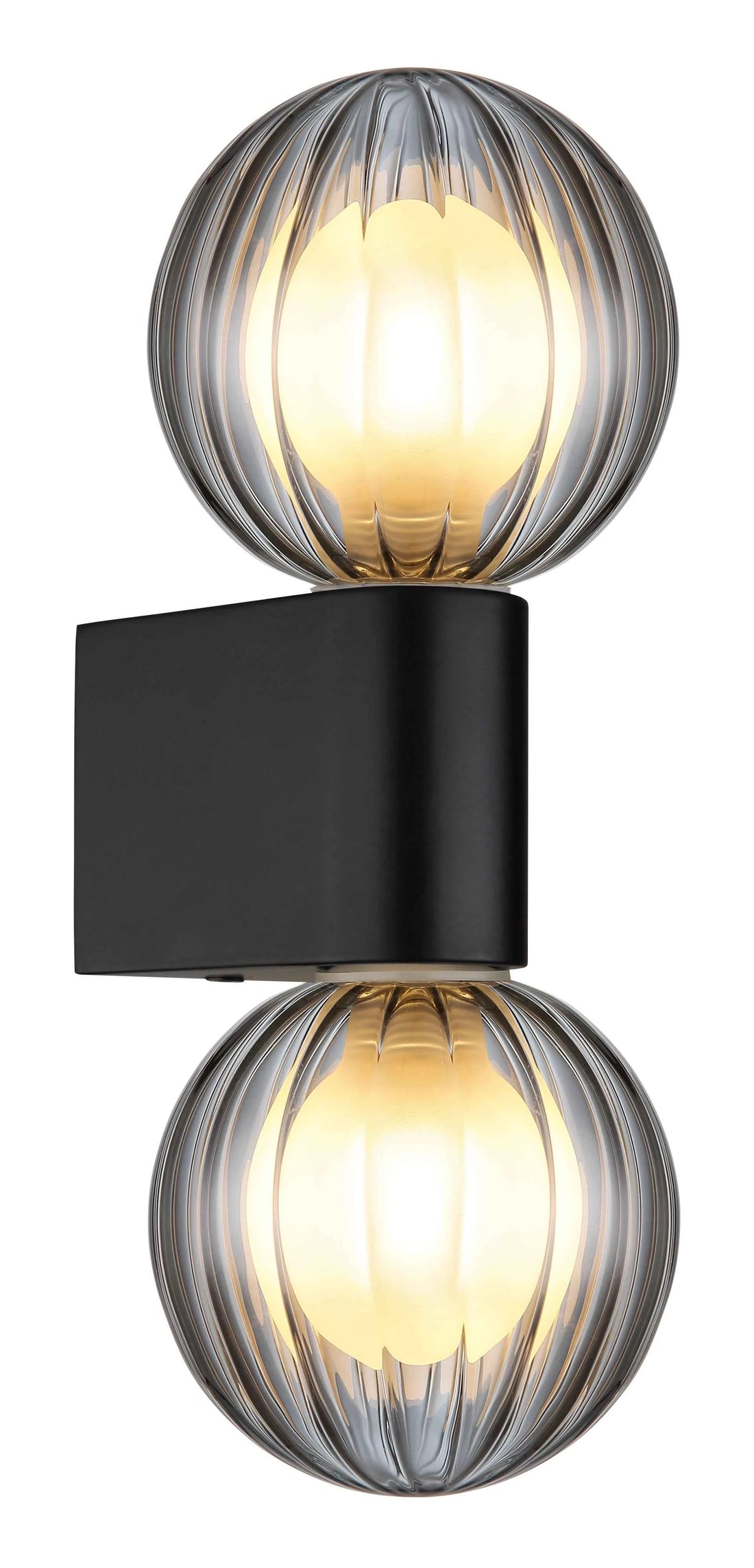 GLOBO Wall Light Black Smoked Glass 2xG9 IP44 41928-2 | Buy in Kenya | Red Rhino