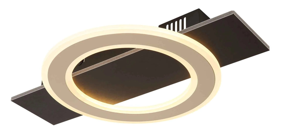 GLOBO Ceiling Light Black Dark Wood Champagne LED 18W 48034A-18 | Buy in Kenya | Red Rhino