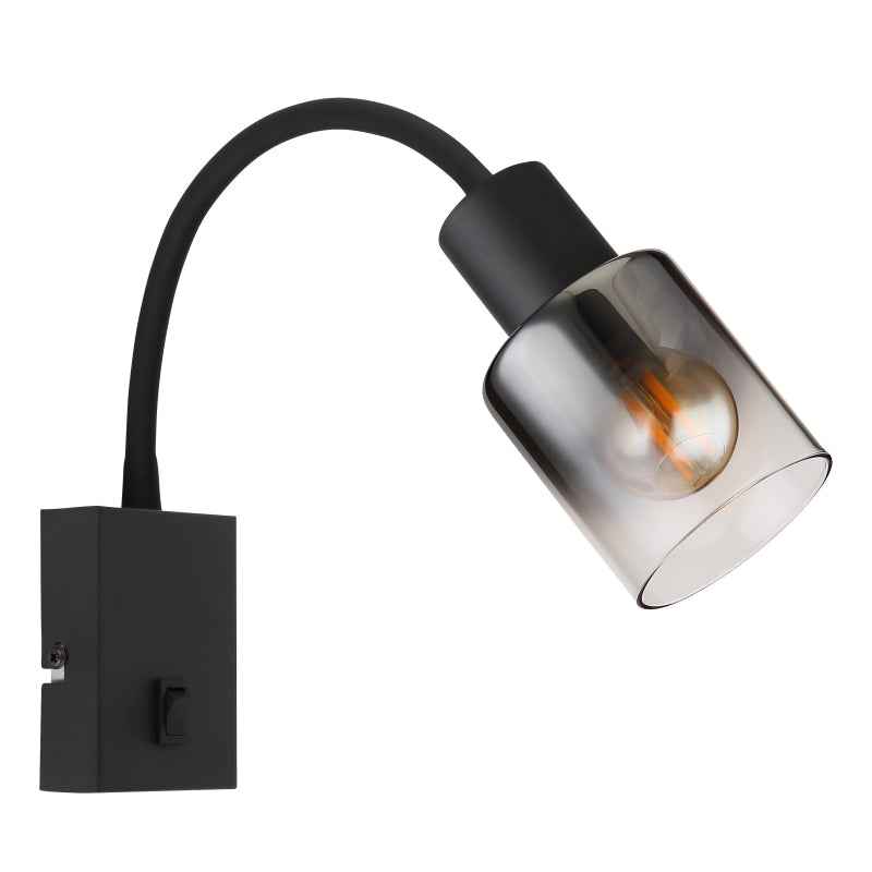 GLOBO Wall Light Black Smoked Glass E14 54308W | Buy in Kenya | Red Rhino