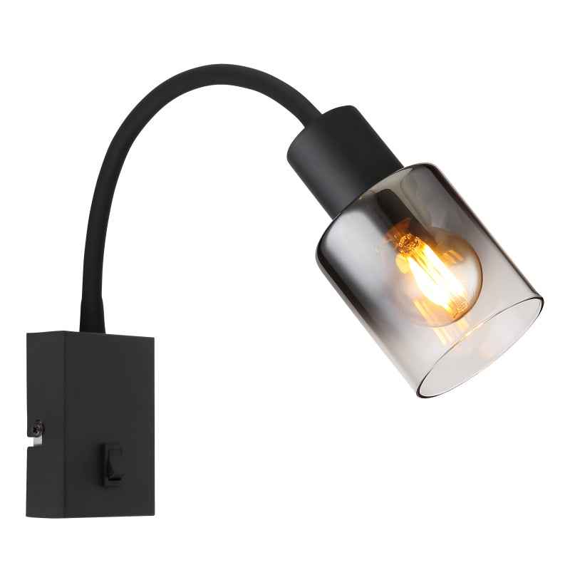 GLOBO Wall Light Black Smoked Glass E14 54308W | Buy in Kenya | Red Rhino