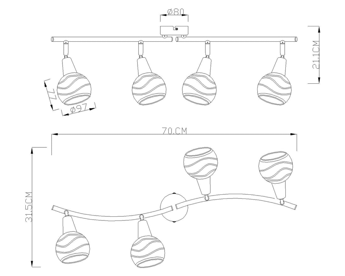Globo 54348-4 additional product view 1