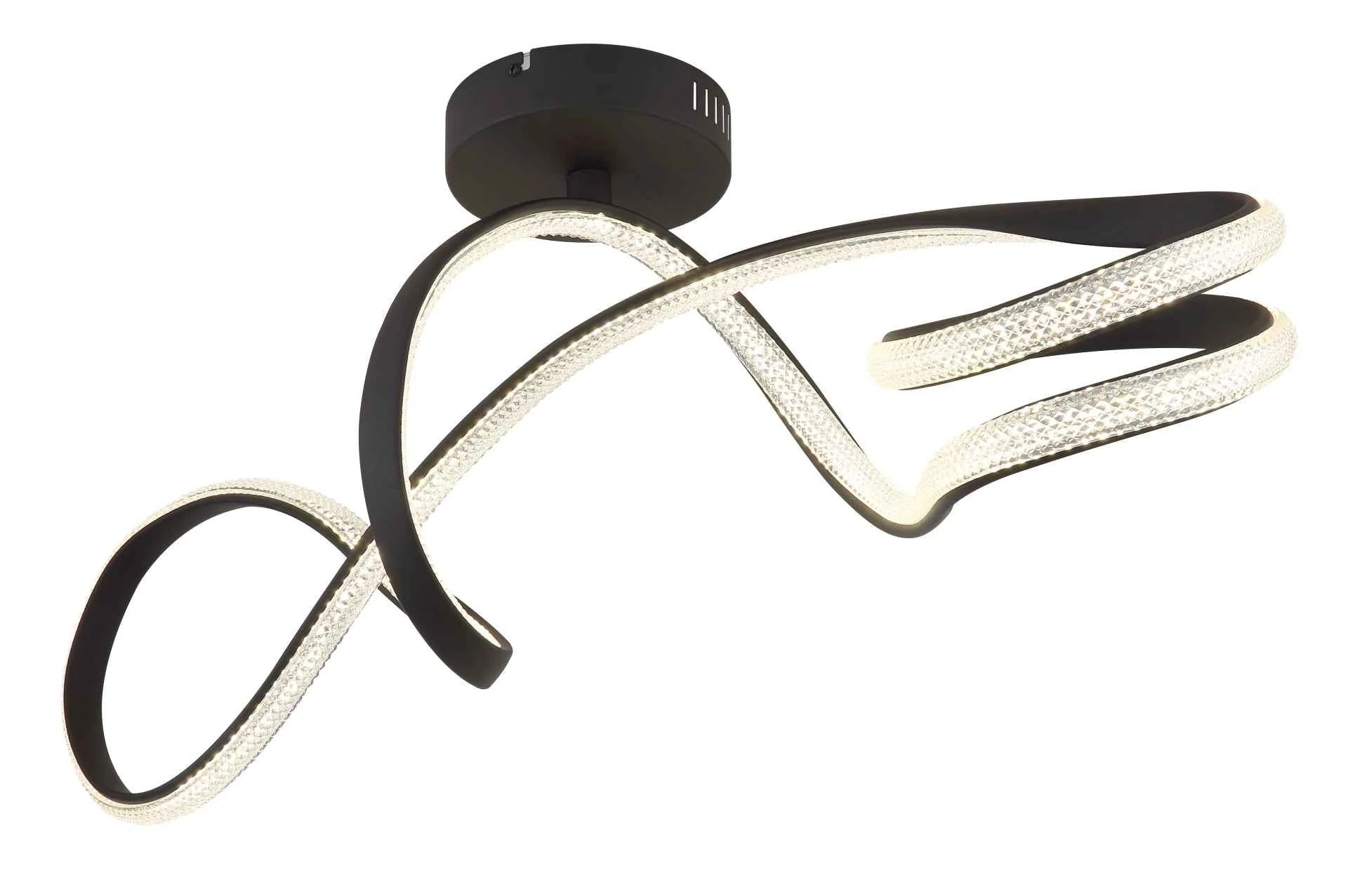 GLOBO Ceiling Light Black Crystal LED 30W 4000K 67341DS | Buy in Kenya | Red Rhino