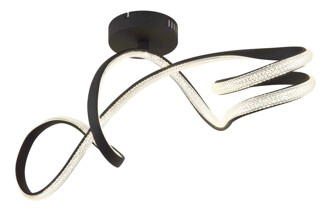 GLOBO Ceiling Light Black Crystal LED 30W 4000K 67341DS | Buy in Kenya | Red Rhino