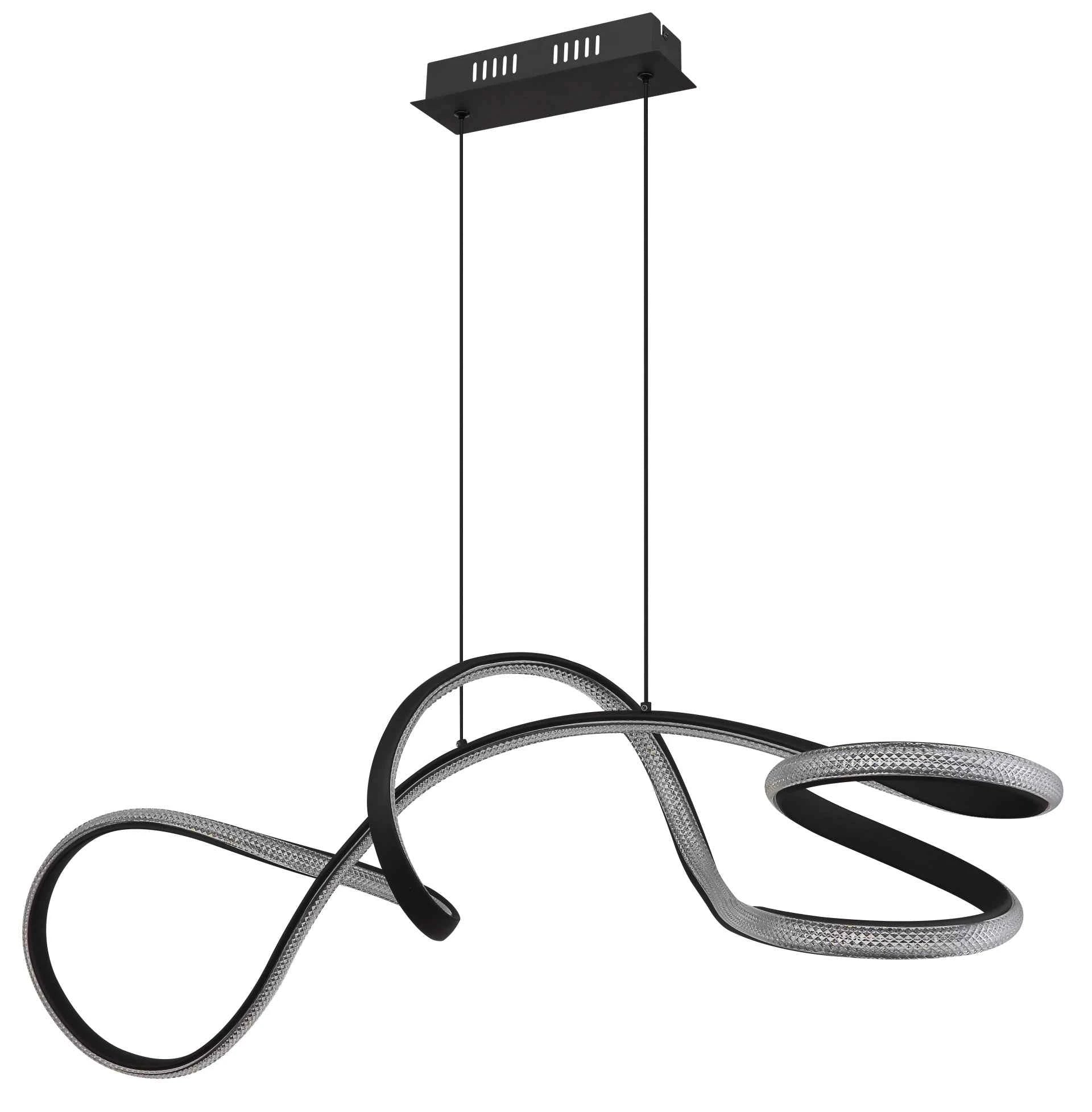 GLOBO Pendant Light Black Crystal LED 40W 4000K 67341S | Buy in Kenya | Red Rhino