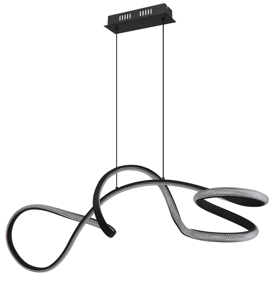 GLOBO Pendant Light Black Crystal LED 40W 4000K 67341S | Buy in Kenya | Red Rhino