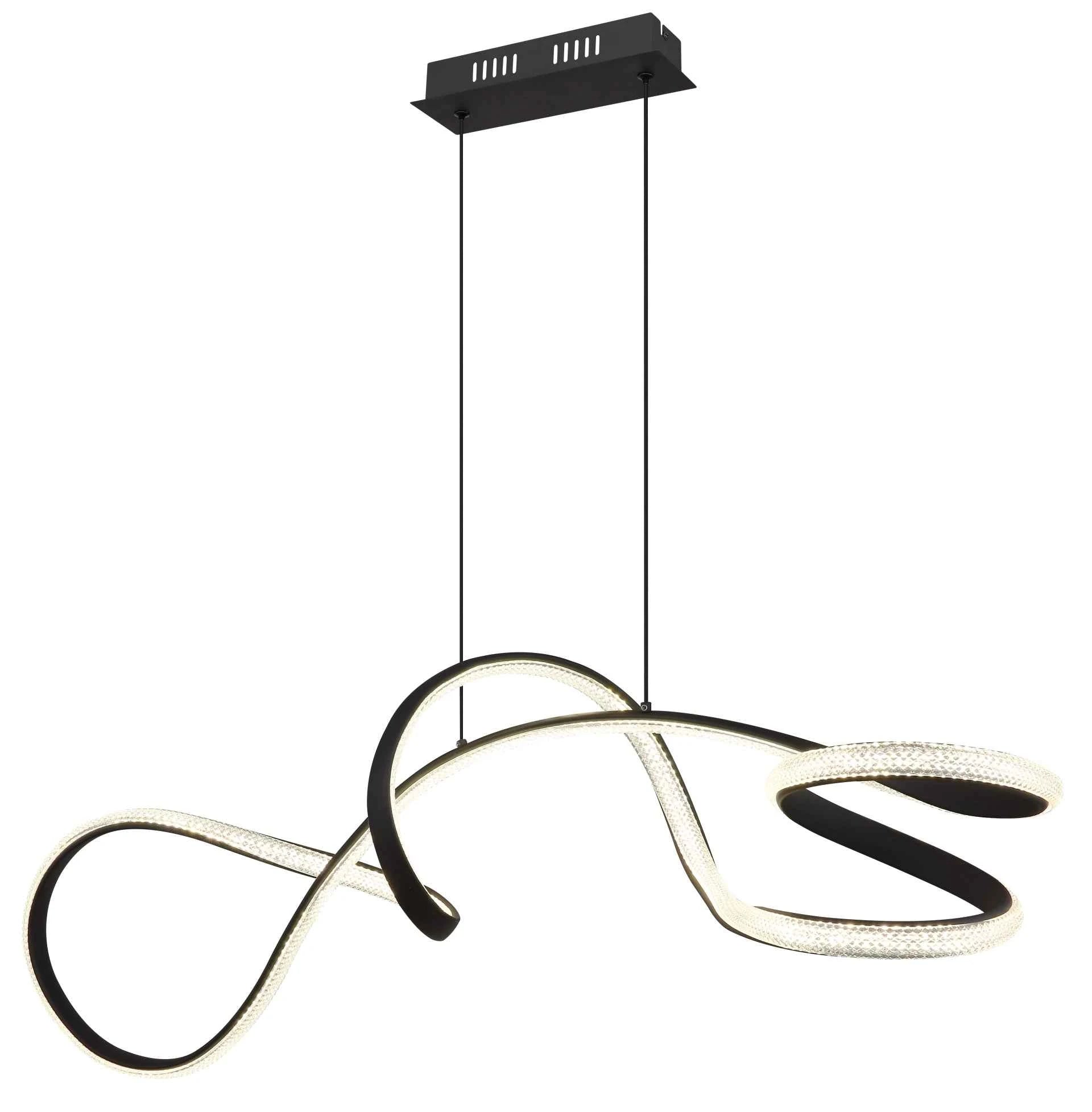 GLOBO Pendant Light Black Crystal LED 40W 4000K 67341S | Buy in Kenya | Red Rhino