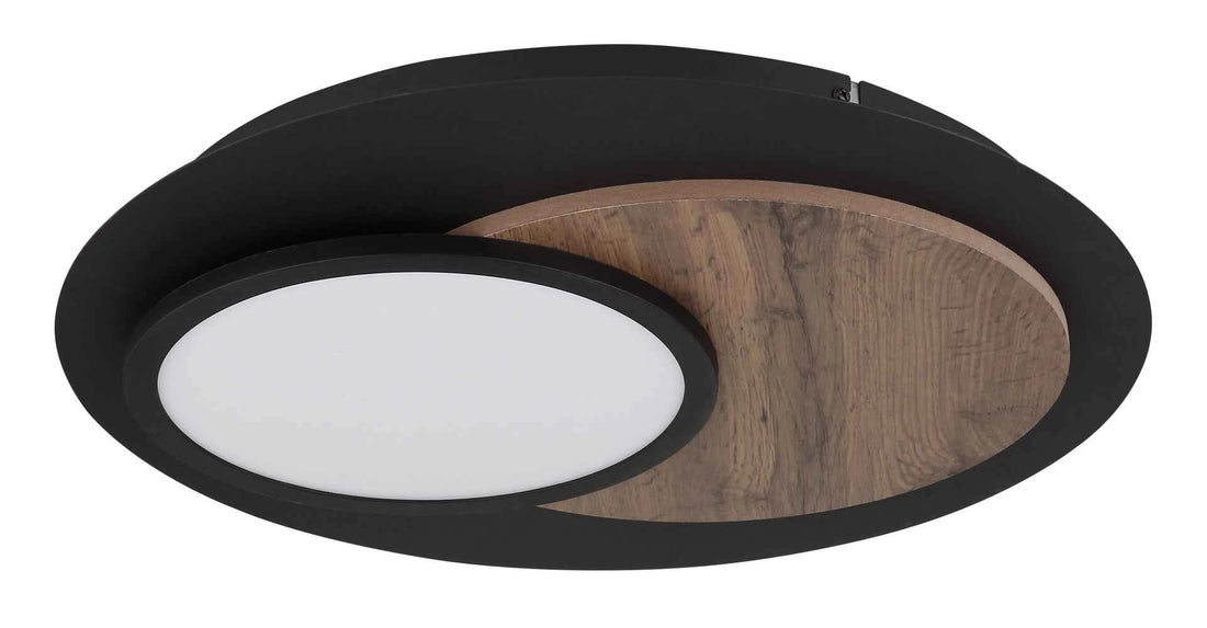 GLOBO Ceiling Light Black Dark Wood LED 24W 3000K 67351-24 | Buy in Kenya | Red Rhino