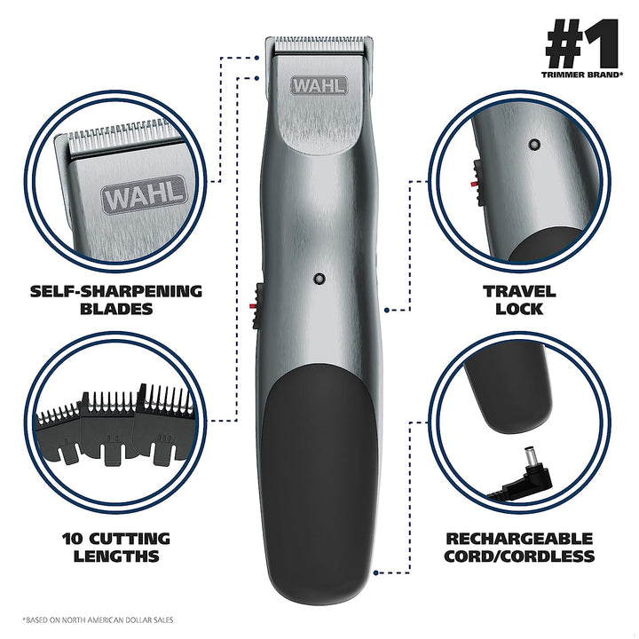 WAHL Groomsman Corded or Cordless Beard Trimmer