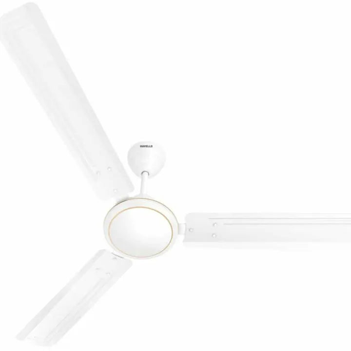 Havells Riga 1400mm white ceiling fan front view