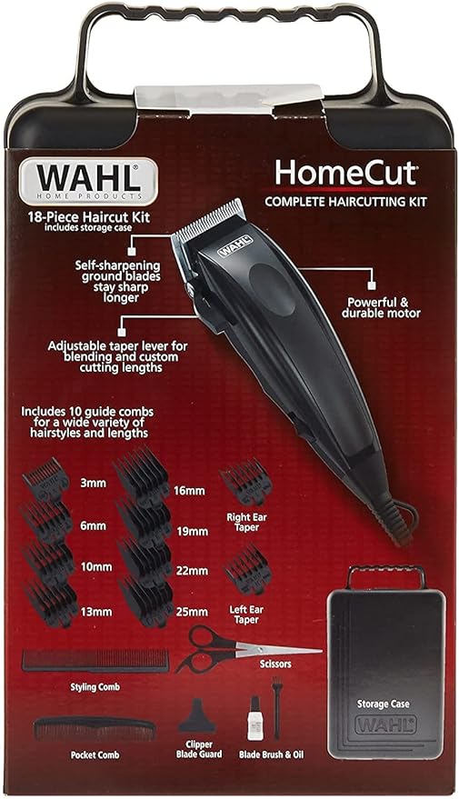 WAHL Home cut Complete Hair Cutting Kit, Black - 9243-5927
