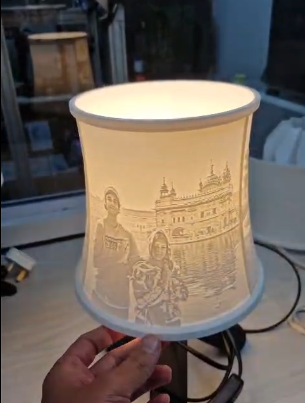 Print3D Africa SAVANNAGLOW Custom Edition personalised illuminated table lamp