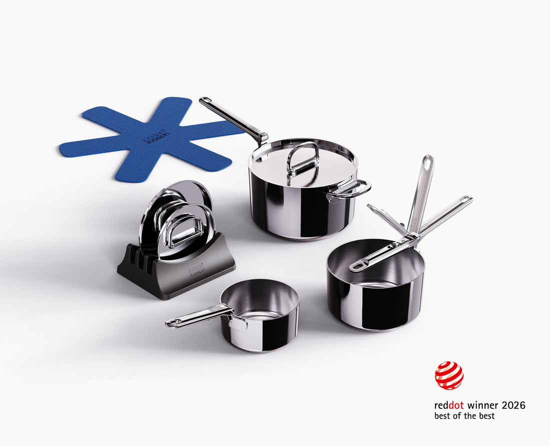 Joseph Joseph Space Steel 3-Pan Stainless-Steel Saucepan Set 1000031 - official product image 4