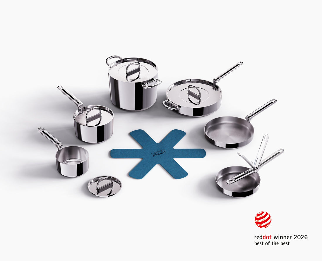Joseph Joseph Space Steel 6-Piece Stainless-Steel Cookware Set 1000033 - official product image 4