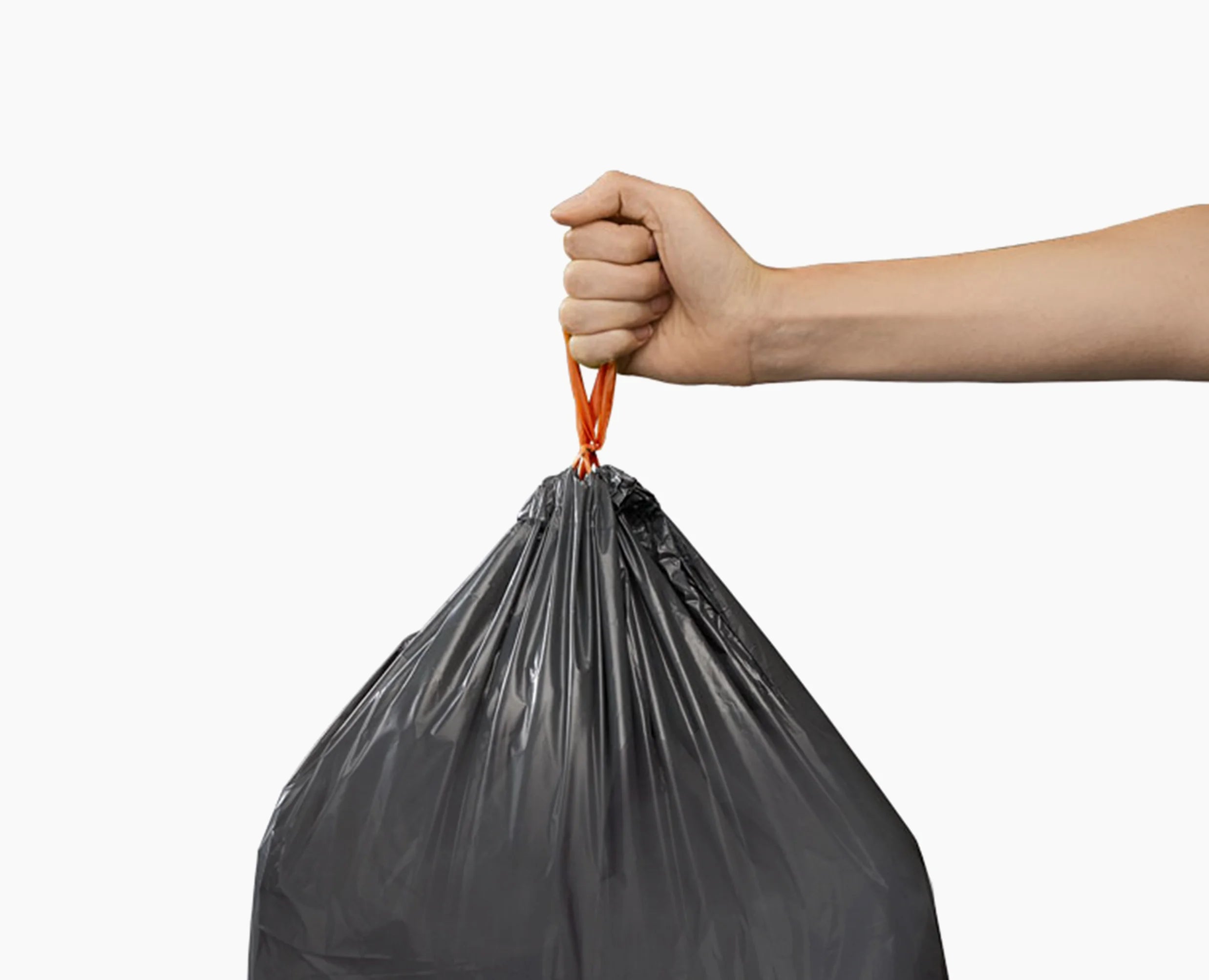 Joseph Joseph IW6 30L Eco Bin Liners 4 Packs 80 Pieces Grey 30143 — extra-strong liner in use