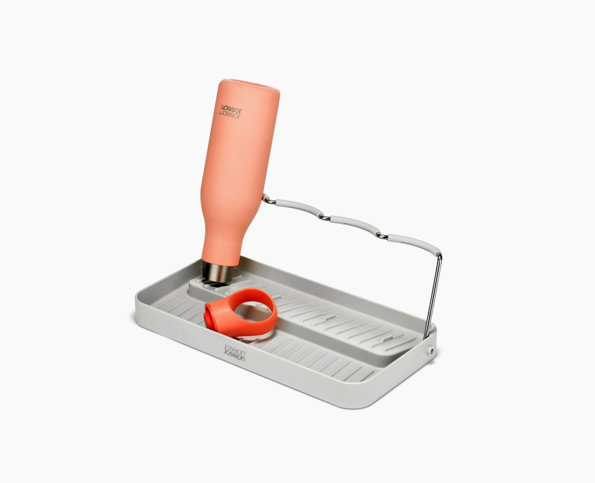 Joseph Joseph DrySmart Folding Bottle Drying Rack Stone 6500033 - official product image 1