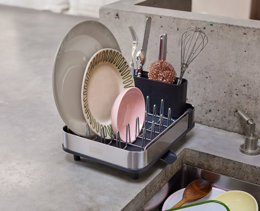 Joseph Joseph Extend Slim Steel Expandable Dish Rack Grey 6500035 - official product image 4