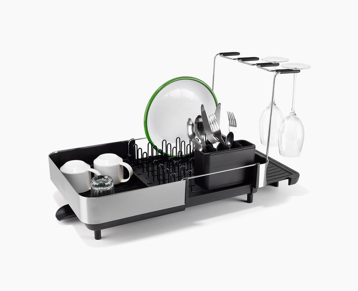Joseph Joseph Extend Steel Plus Dish Rack Black 6500040 - official product image 1