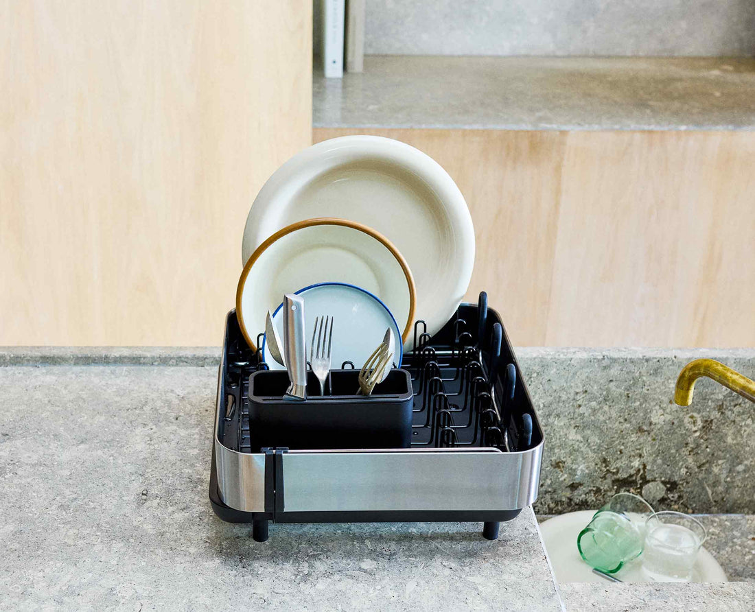 Joseph Joseph Extend Steel Plus Dish Rack Black 6500040 - official product image 4