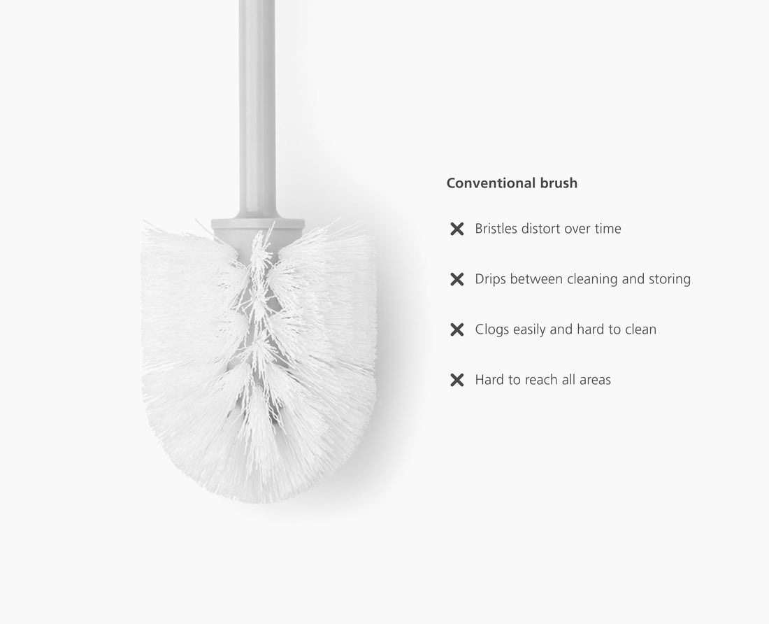 Joseph Joseph Flex 360 Toilet Brush Gloss White 7000003 - official product image 6