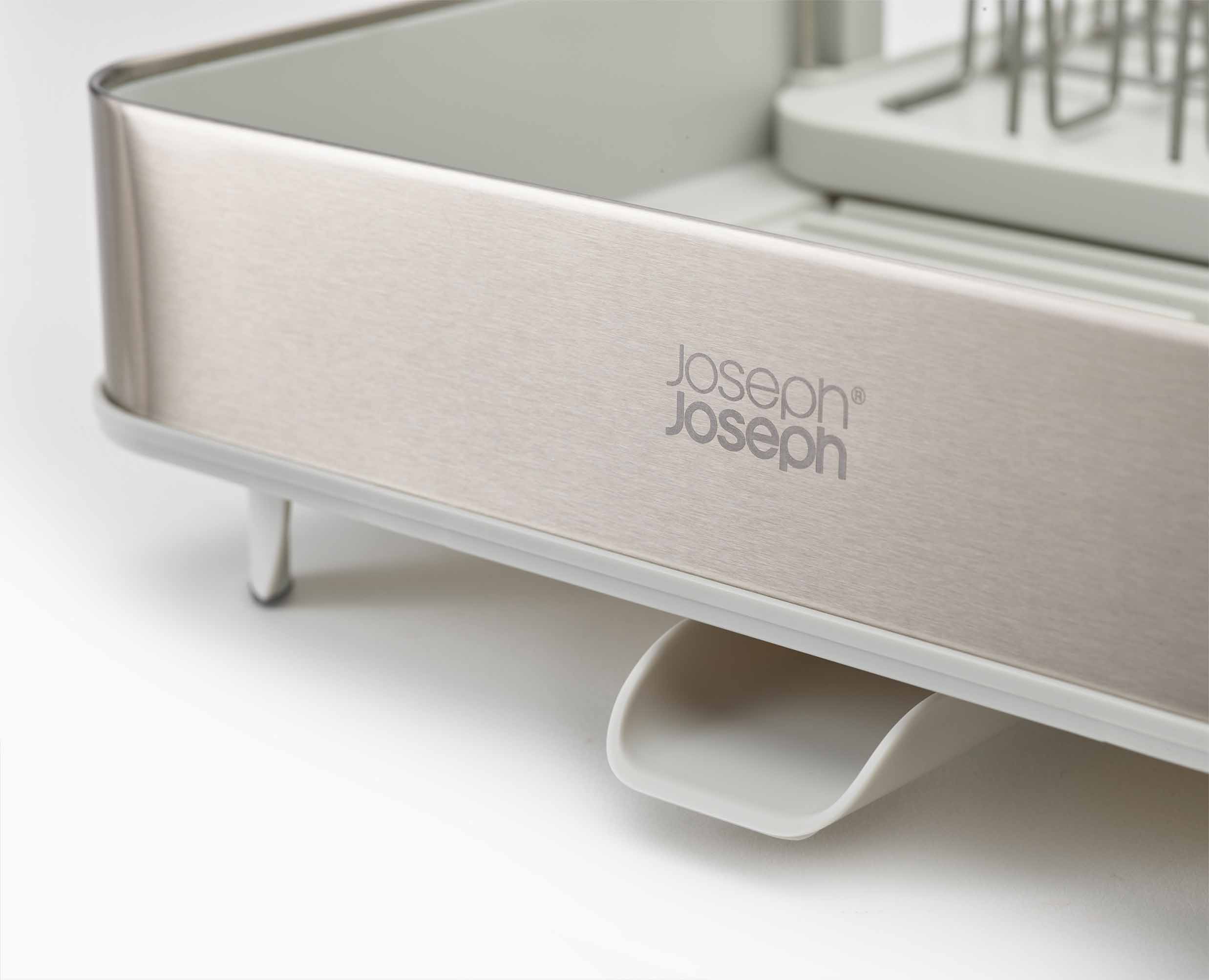 Joseph Joseph Extend Steel Dish Rack Light Stone 851692, official gallery image 4
