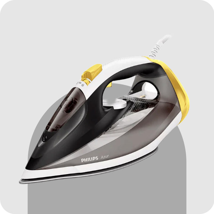 Krypton Ceramic Steam Iron 2200W with 300ml Water Tank, Black Finish