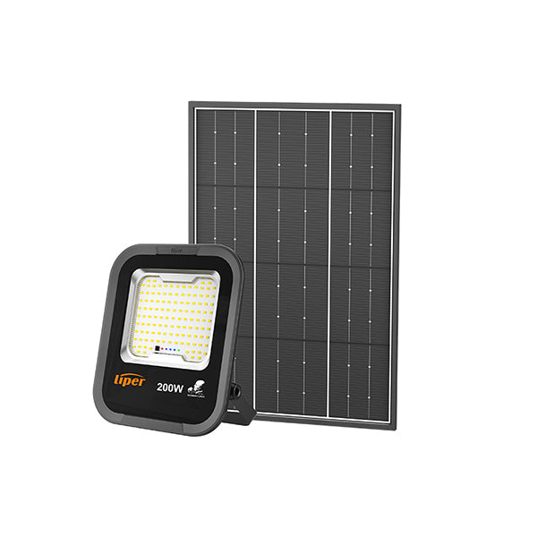 Liper LPFL-300HW01-WW 300W solar LED floodlight HW01 series with solar panel
