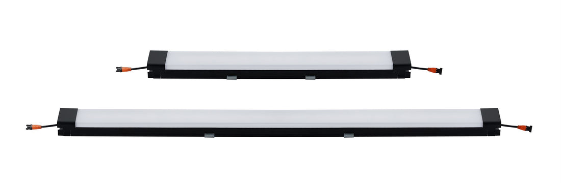 Official Liper T8 linear fitting family - black frame in short and long lengths