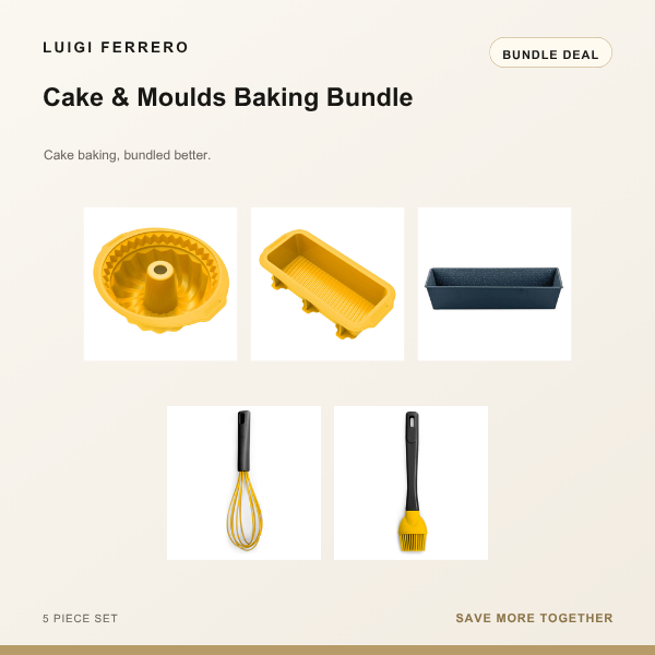 Luigi Ferrero Cake and Moulds Baking bundle deal