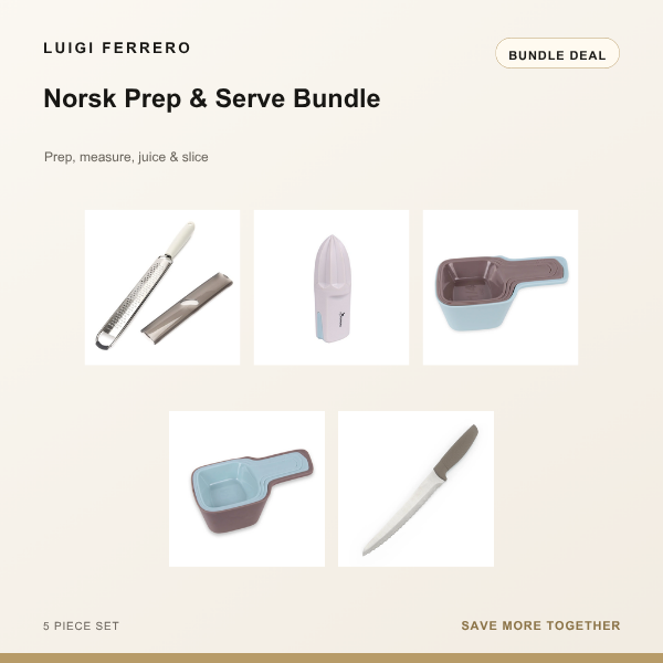 Luigi Ferrero Norsk Prep and Serve bundle deal