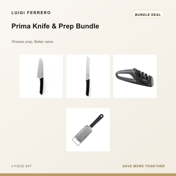 Luigi Ferrero Prima Knife & Prep bundle deal