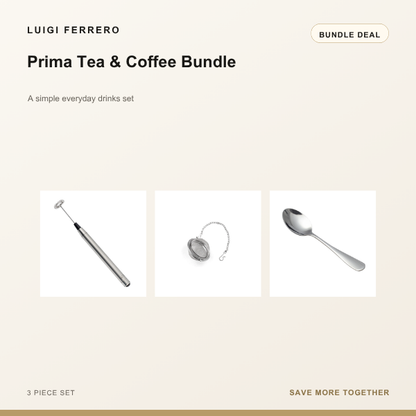 Luigi Ferrero Prima Tea & Coffee bundle deal