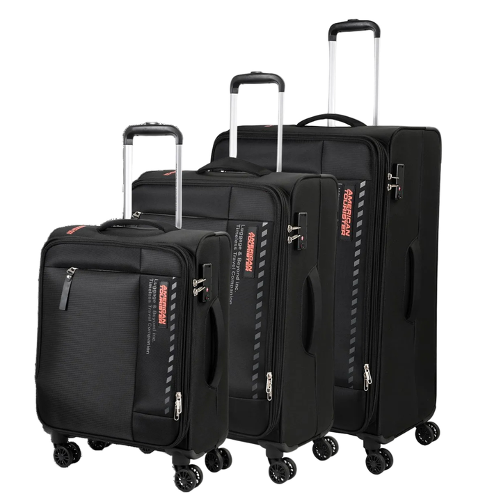 American Tourister Marina 3-Piece Luggage Set Black