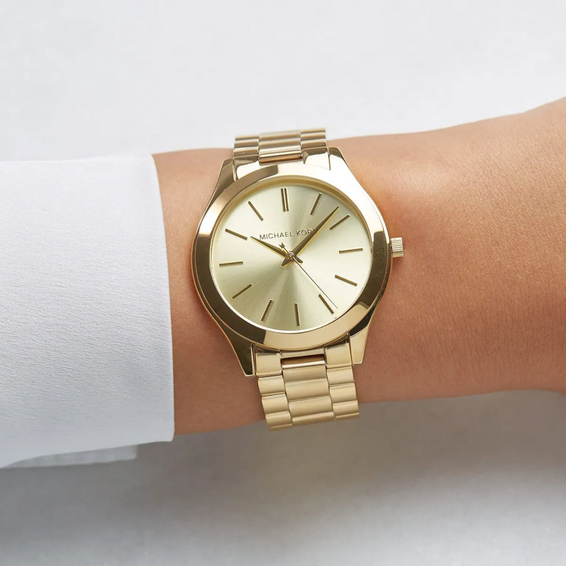 Michael Kors MK3179 gold watch casual wrist styling