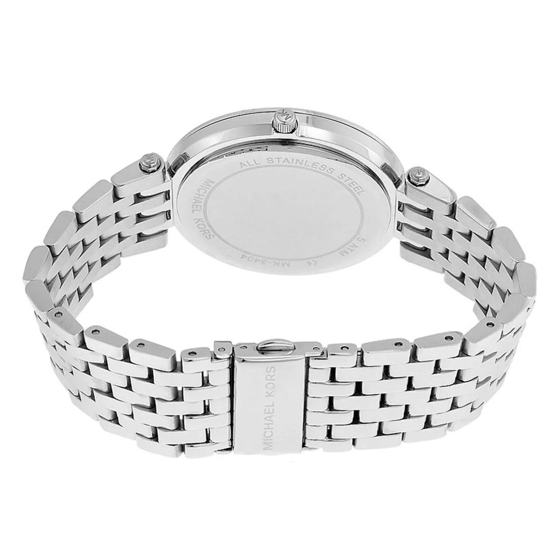 Michael Kors Darci MK3404 watch side profile and pavé bezel