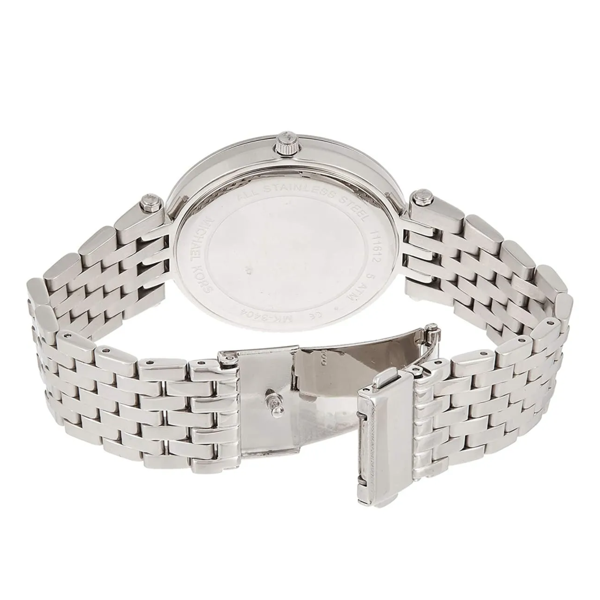 Michael Kors Darci MK3404 stainless steel bracelet and clasp rear view