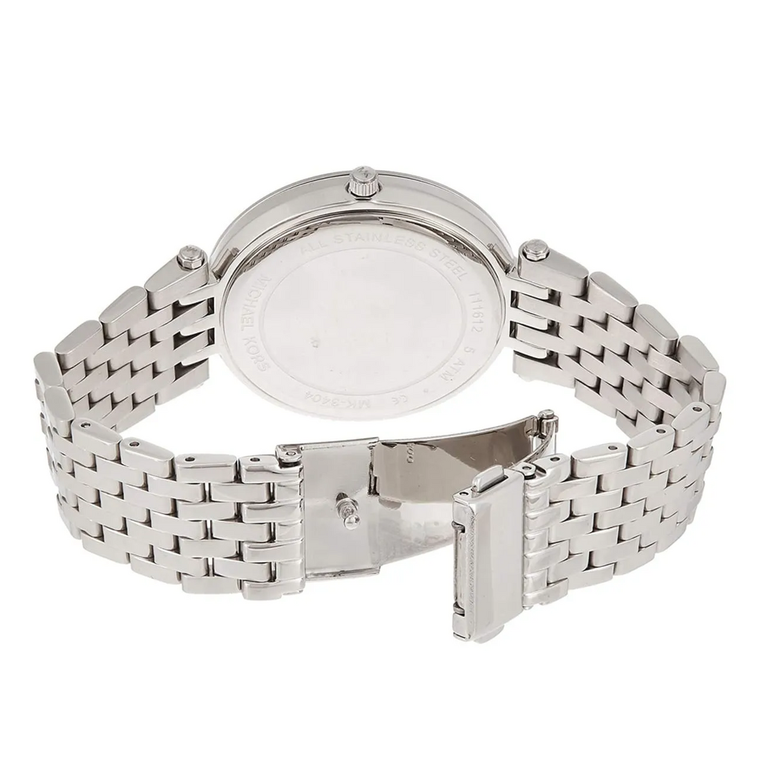 Michael Kors Darci MK3404 stainless steel bracelet and clasp rear view
