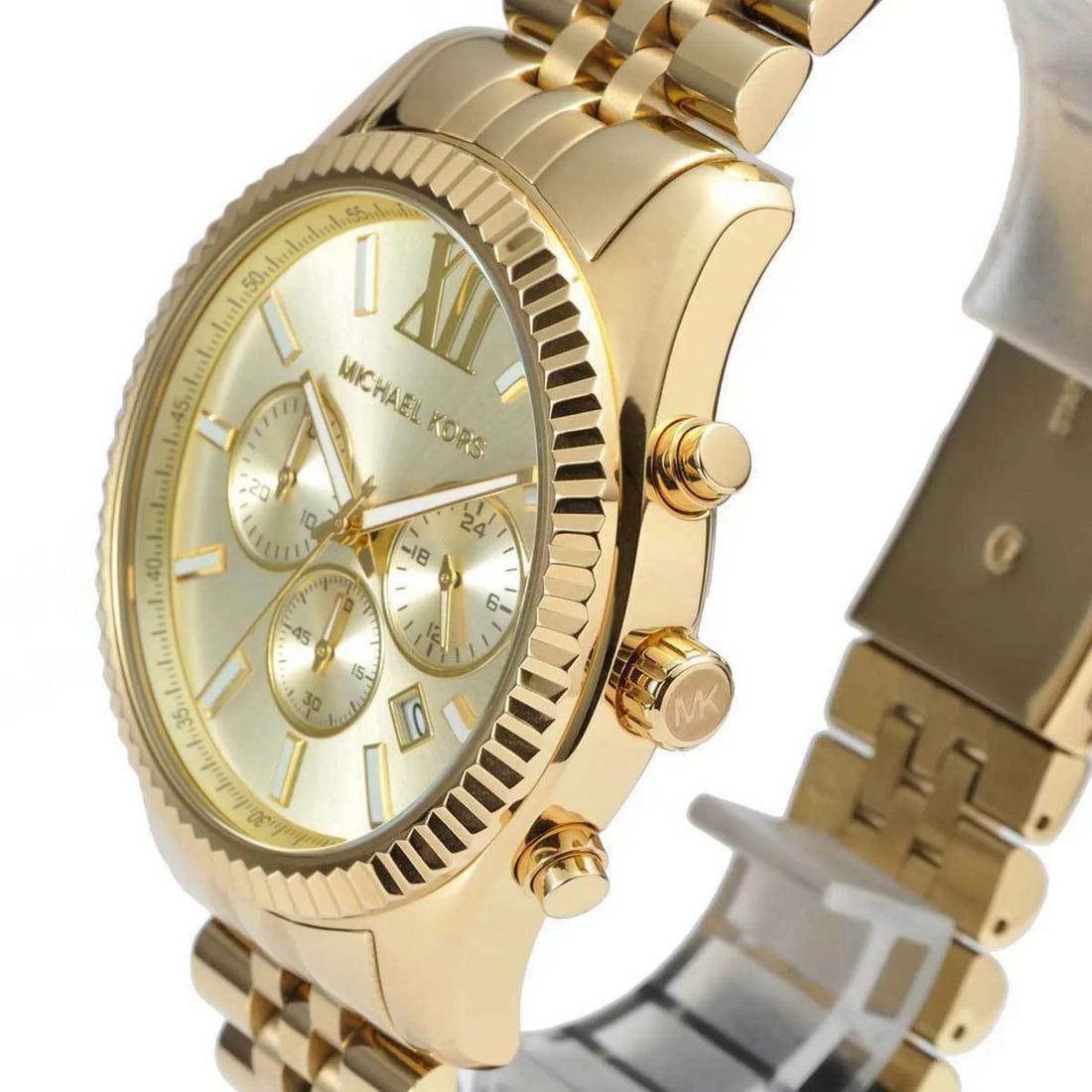 Michael Kors Lexington MK8281 gold-tone bracelet rear view