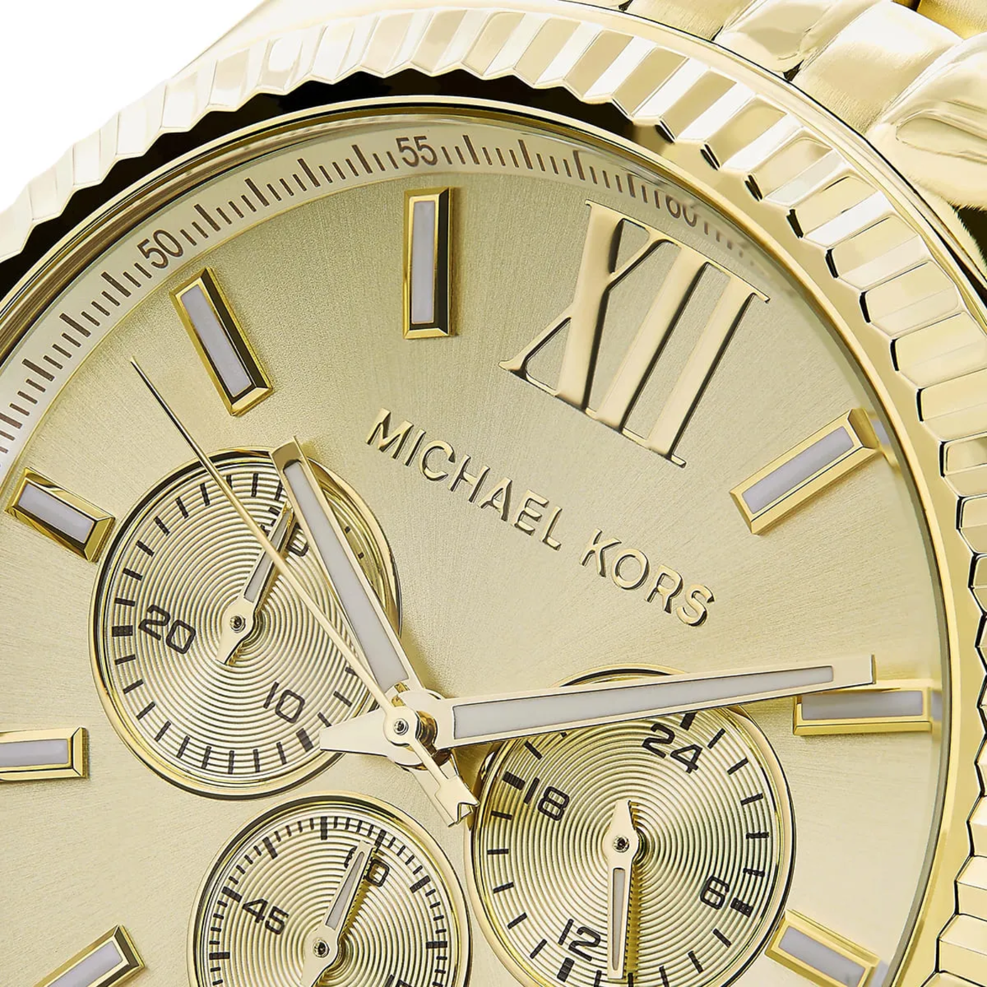 Michael Kors MK8281 gold-tone bracelet clasp detail