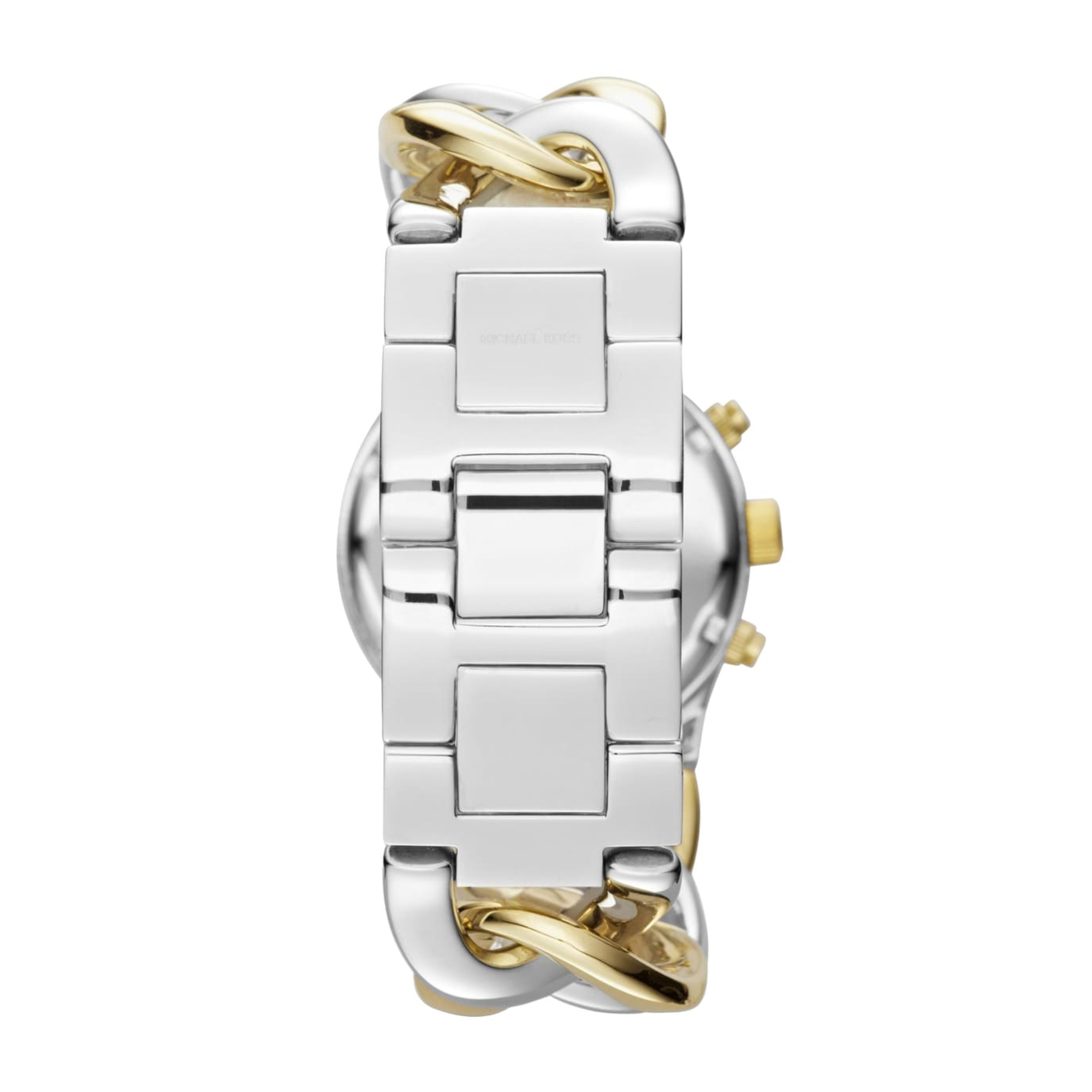 Michael Kors Runway MK3199 two-tone twisted-link bracelet rear view